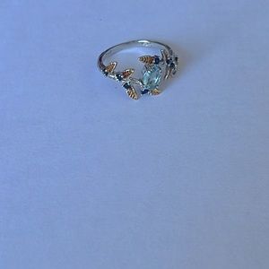 Sterling Silver 925 Leave Ring